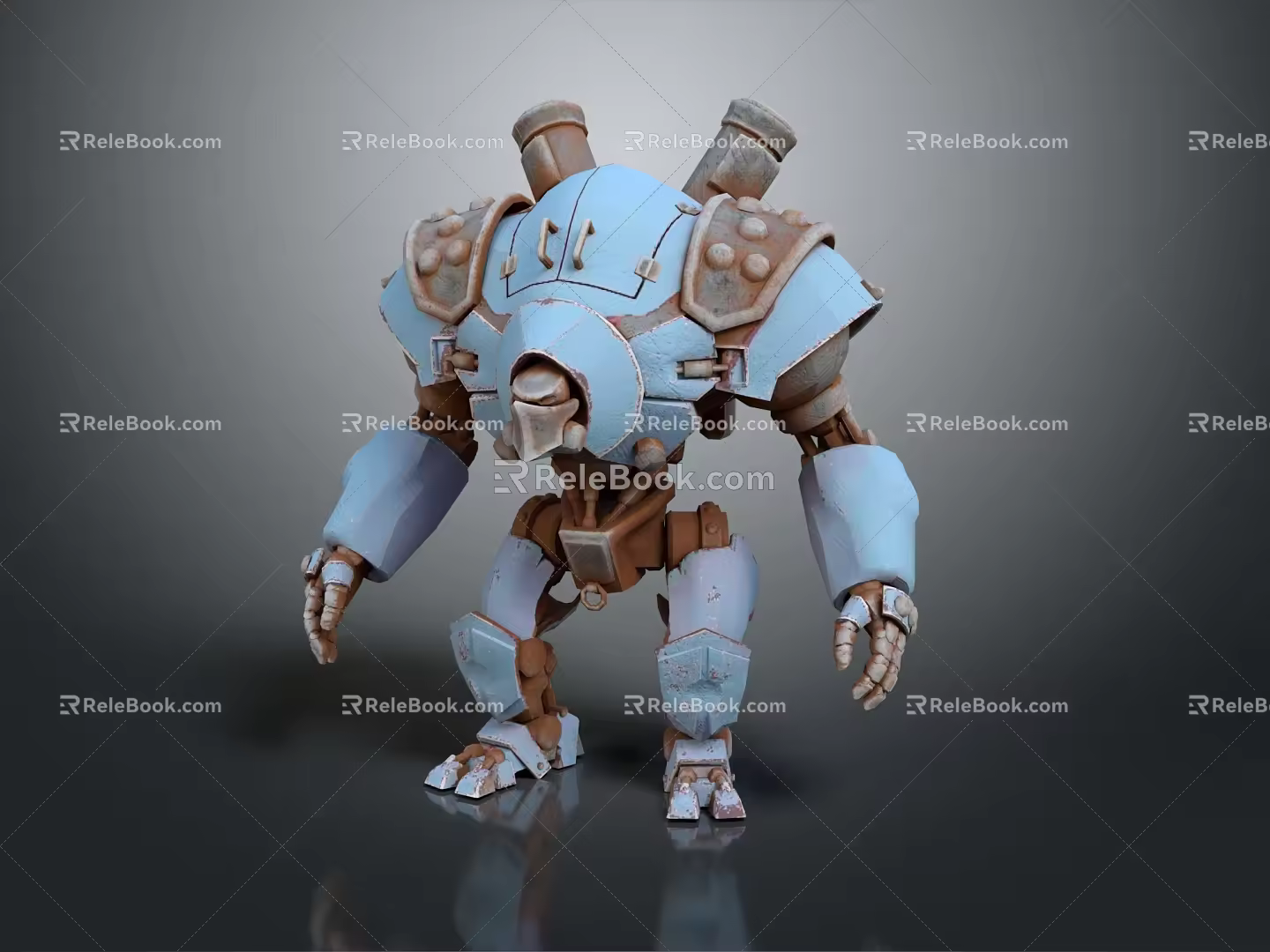 Modern Robot Mech Warrior Mech Soldier Machine Battlearm Mechanical Battlearm 3d model