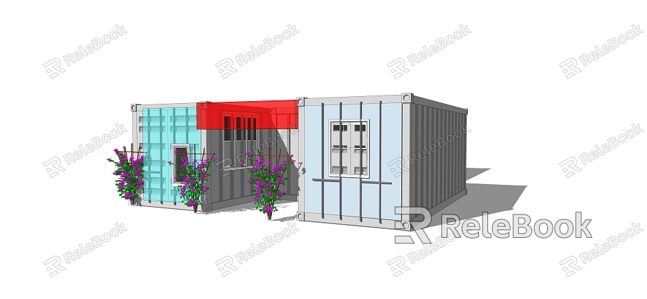 INDUSTRIAL LOFT CONTAINER CONSTRUCTION model