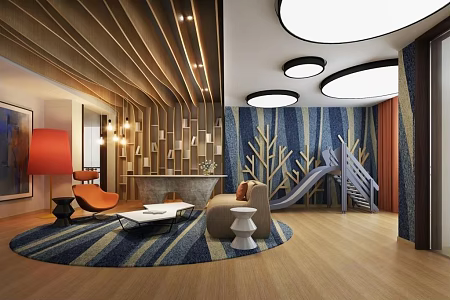 Front Desk 3d model