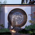 Exquisite Garden Landscape Design With Traditional Pavilion Water Features and Lush Greenery Surrounding Modern Building