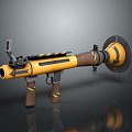 Rocket rocket launcher to air weapon to air missile shoulder missile shoulder rocket 3d model