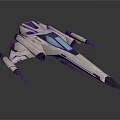 Advanced Futuristic Spacecraft Design With Sleek Structure For Interstellar Exploration Missions