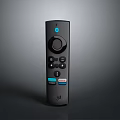 Black LG Remote Control With Circular Buttons And Colorful Function Keys