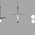 Contemporary Pendant Lights Featuring Different Geometric Shapes and White Designs for Modern Home Interior