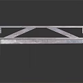 Rustic Wooden Outdoor Picnic Table With Attached Benches And Natural Finish