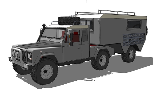 Hyundai car off-road car 3d model