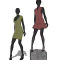 Modern Model Clothing Model 3d model