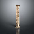 Columns Stone Columns Stone Columns Old Columns Roman Columns Roman Columns Classical Columns Greek Columns 3d model