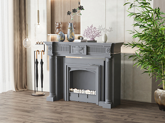 Jane's Fireplace 3d model