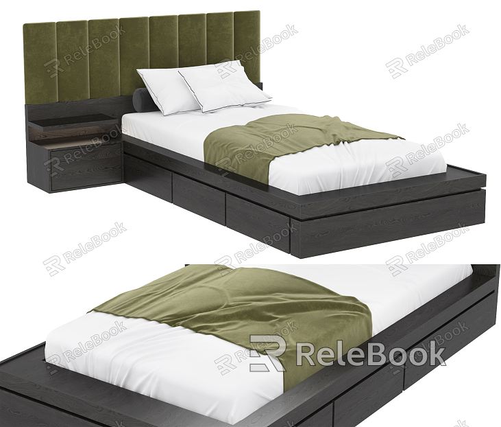 Modern Single Bed model