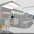 Leyin Babystore Interior With Strollers Shelves And Baby Product Displays
