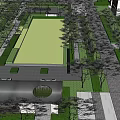 Modern High Rise Residential Complex Featuring Green Spaces And Well Designed Buildings