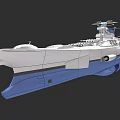 Advanced Warship Weapon System Featuring Turrets Missile Launchers And 3D Model Design