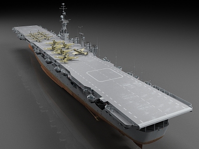 aircraft carrier aircraft carrier aircraft warship 3d model