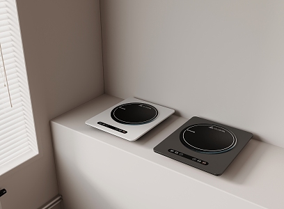 induction cooker 3d model