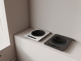 induction cooker 3d model