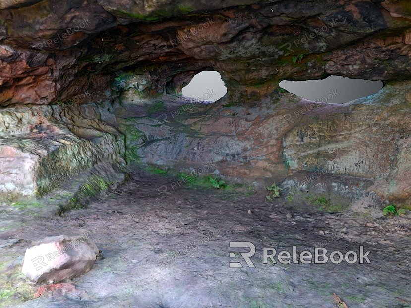 Cave Mountain Cave Cave Realistic model