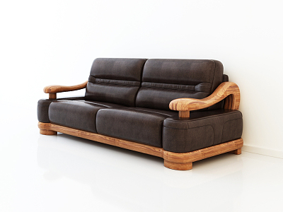 Modern double sofa model