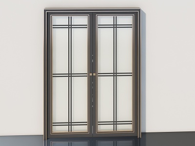 Door and window aluminum alloy window security door model