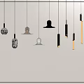 Pendant lamp combination 3d model