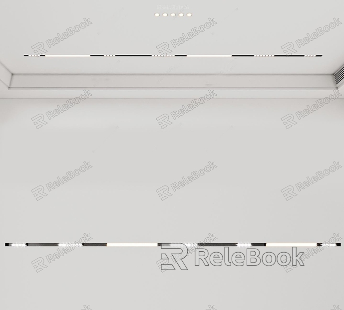 Magnetic lamp downlight model