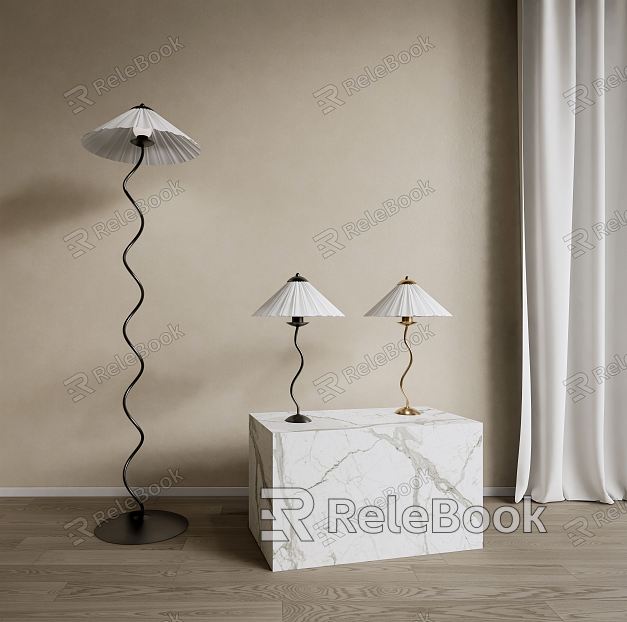 Modern lighting combination floor lamp model