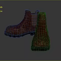 Stylish Red Leather Ankle Boots With Classic Design For Daily Casual Wear