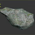 Wood And Stone Natural Decorative Material With Irregular Shape Green Veins And Textured Surface