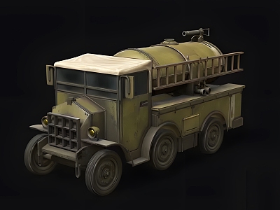 Realistic Military Car Realistic Car Military Force Truck Transporter Motor Vehicle Old Car model