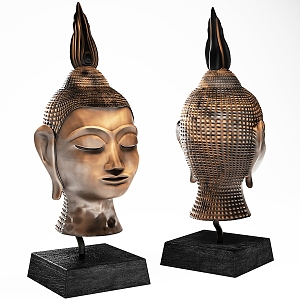 Buddha Sculpture 3d model