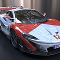 McLaren Super Run McLaren P1 sports car Car Racing 3d model