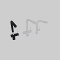Modern Kitchen Faucets In Black And Silver Contemporary Design For Home Use
