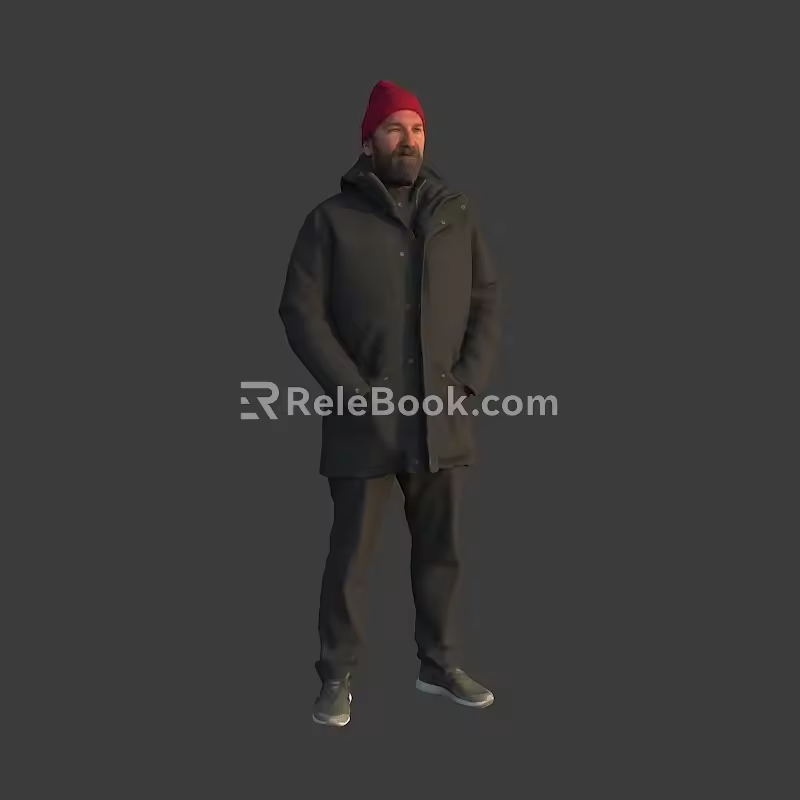 foreign men 3d model