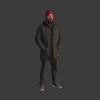 foreign men 3d model