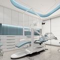 Modern Stomatological Hospital Stomatological Hospital Clinic 3d model