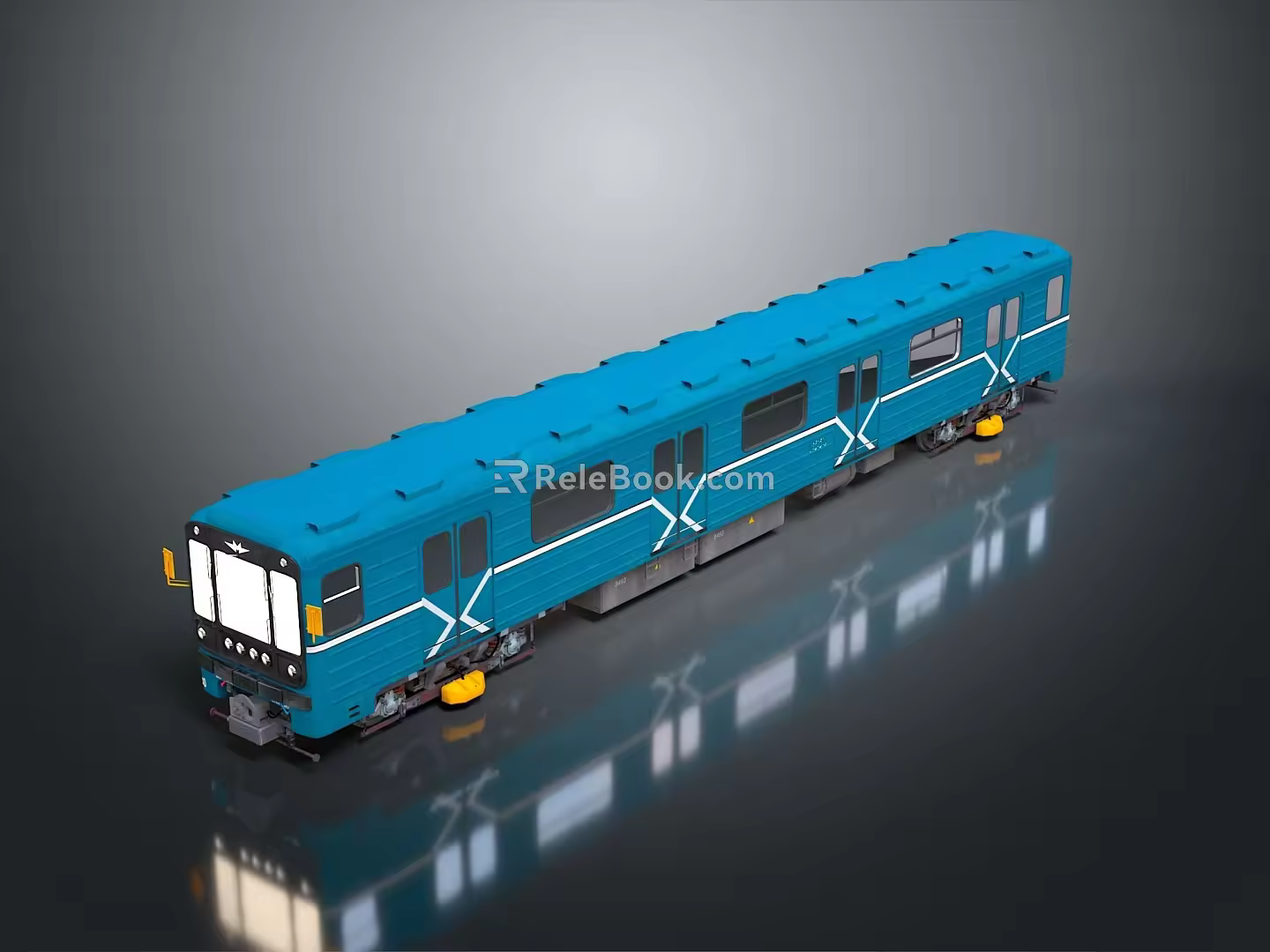 Train Vehicle Realistic Model Cartoon Model PBR PBR Model Game Model 3d model