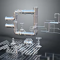 Essential Plumbing Hardware Tools Including Pipes Valves Fittings And Metal Rods