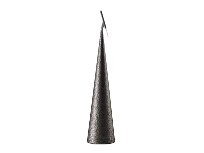 Modern Cone Shaped Floor Lamp With Metallic Finish For Home Decor 3d model