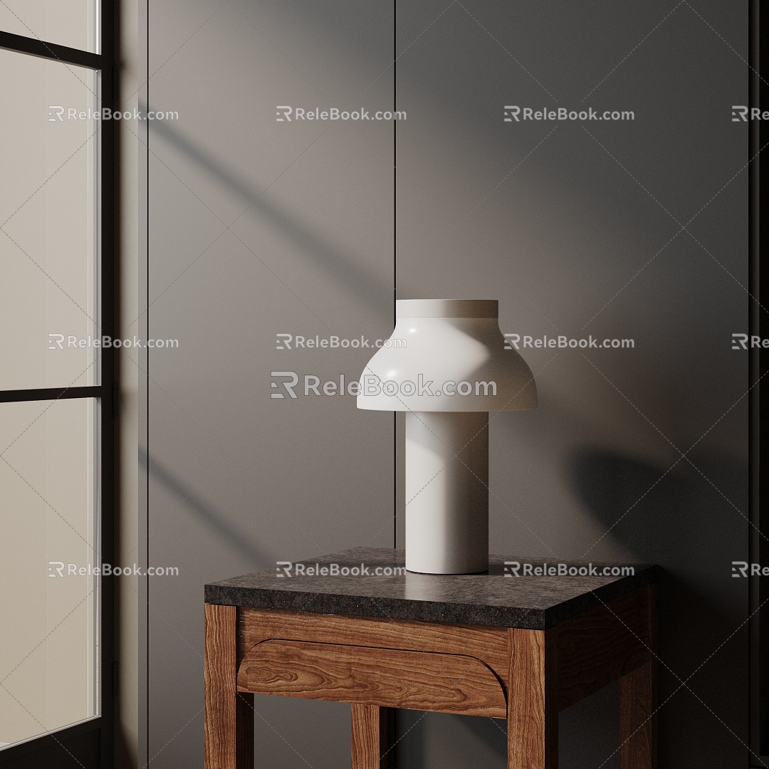 Modern table lamp 3d model