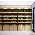 Fresh Fruit Store With Organized Shelves Displaying Oranges And Various Fruits
