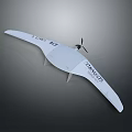 TURBOWING T360 White Drone With Propeller And Aerodynamic Wing Design