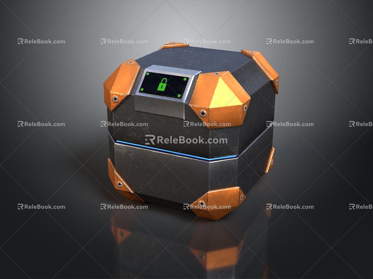 Science Fiction Box Science Fiction Box Military Box Password Box Military Supplies Science Fiction Supplies Science Fiction Password Box 3d model