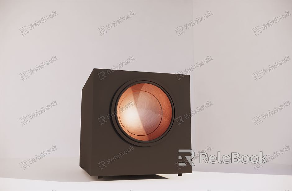 Modern stereo subwoofer model