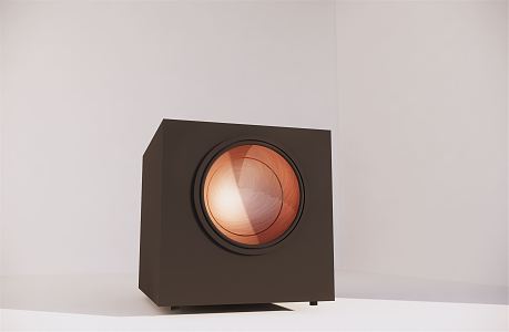 Modern stereo subwoofer 3d model