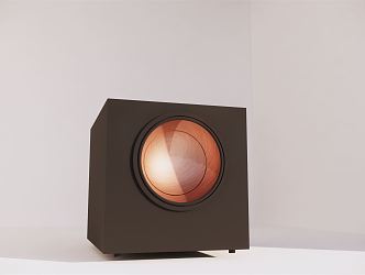 Modern stereo subwoofer 3d model