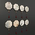 New Chinese style round fan 3d model