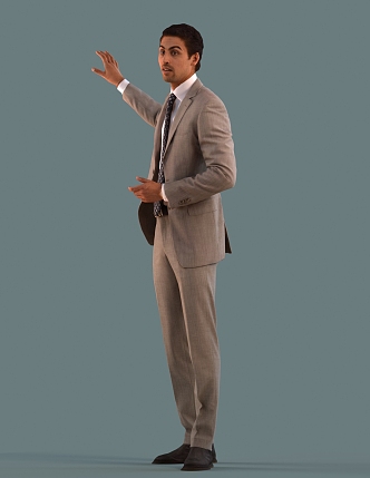 modern man 3d model