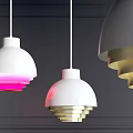 Light Luxury Chandelier Simple Chandelier 3d model