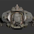 Metallic Armored Robot With Detailed Mechanical Body And Shiny Armor Components
