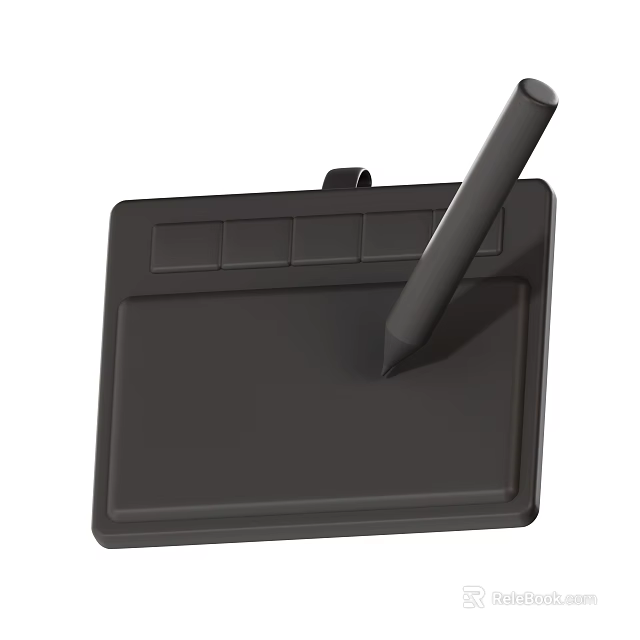 Practical Daily Life Drawing Tablet with Stylus Pen for Creative Use 3d model 